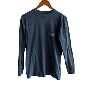 Men's Marsh Wear Navy Blue Long Sleeve T-Shirt